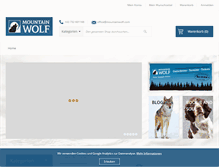 Tablet Screenshot of mountainwolf.com